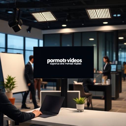 Showcase of a corporate promotional video project